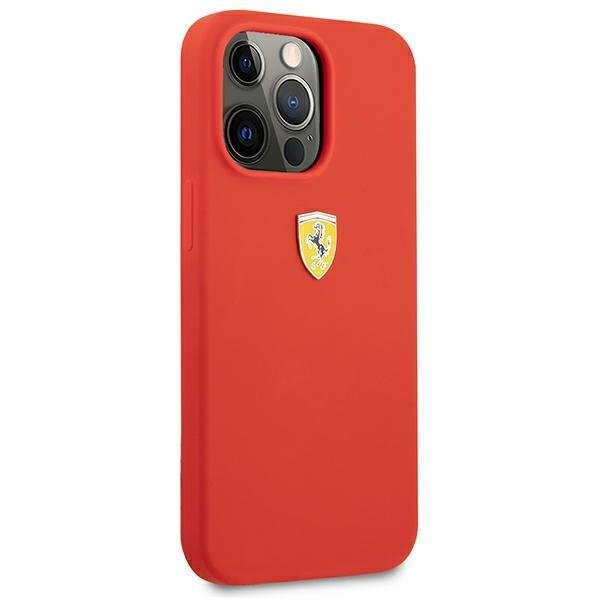 Ferrari FESSIHCP13XRE iPhone 13 Pro Max 6.7&quot; red/red hardcase Silicone