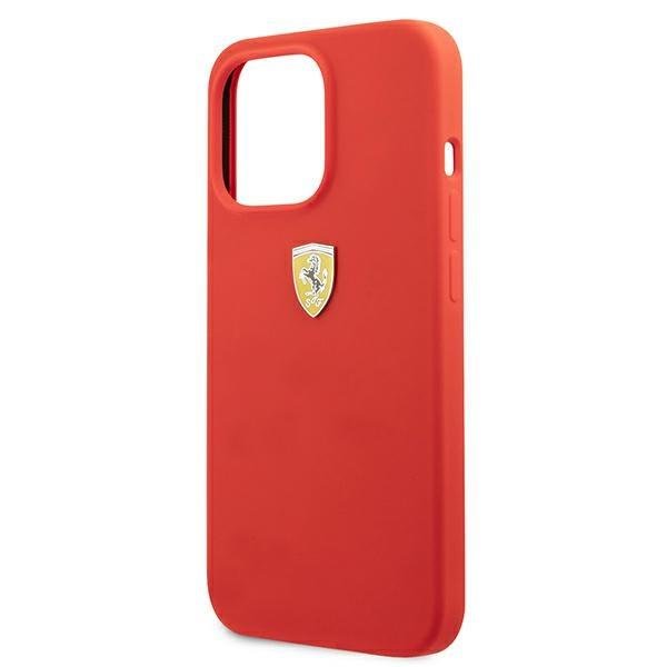 Ferrari FESSIHCP13XRE iPhone 13 Pro Max 6.7&quot; red/red hardcase Silicone