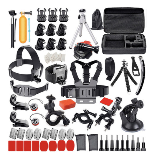 A set of universal accessories 118in1 for GoPro, DJI, Insta360, SJCam, Eken sports cameras (GoPro 118 in 1 set)