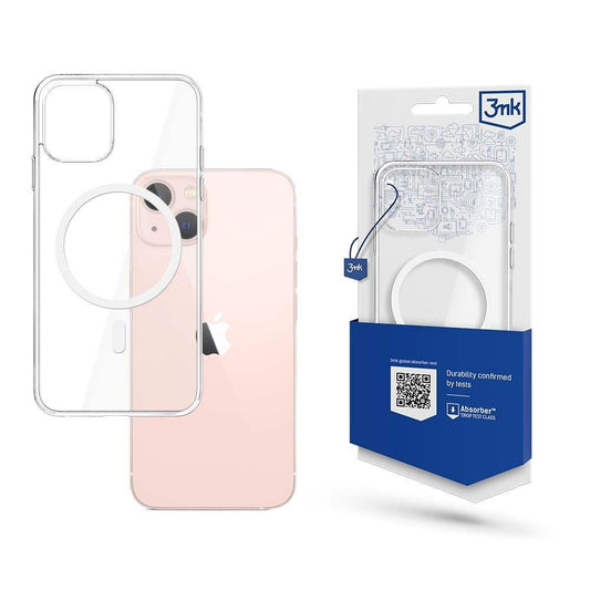 Case for iPhone 13 compatible with MagSafe from the 3mk MagCase series - transparent