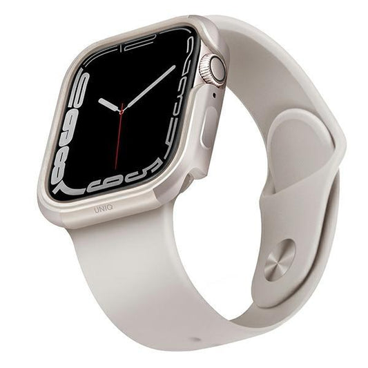 UNIQ etui Valencia Apple Watch Series 4/5/6/7/8/SE 40/41mm. starlight