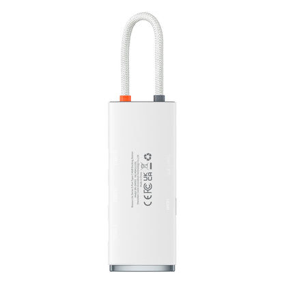 Baseus Lite Series HUB adapter USB Type C - HDMI / 4x USB 3.0 20cm white (WKQX040002)