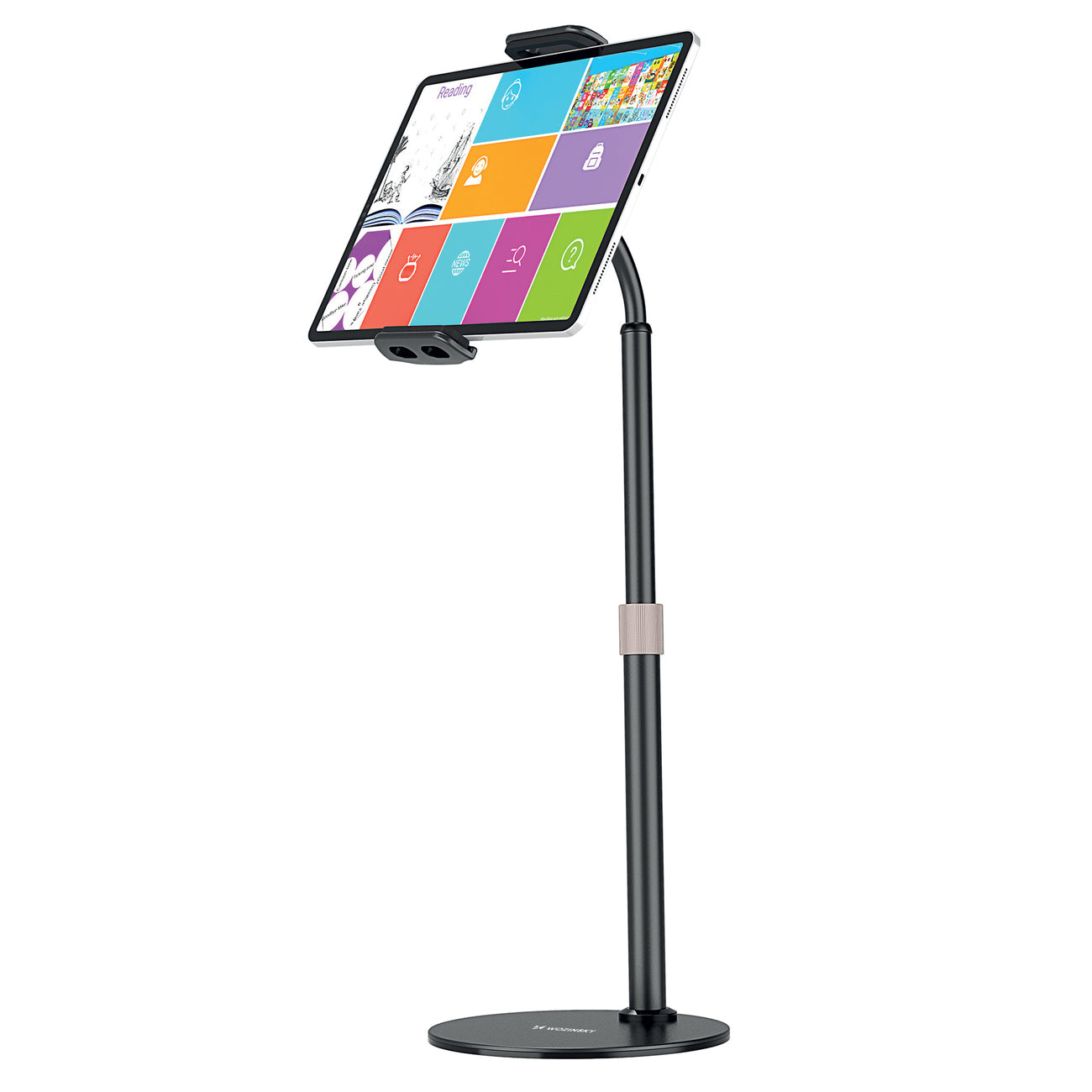 Wozinsky stand for tablet and phone on the desk black (WTHBK4)