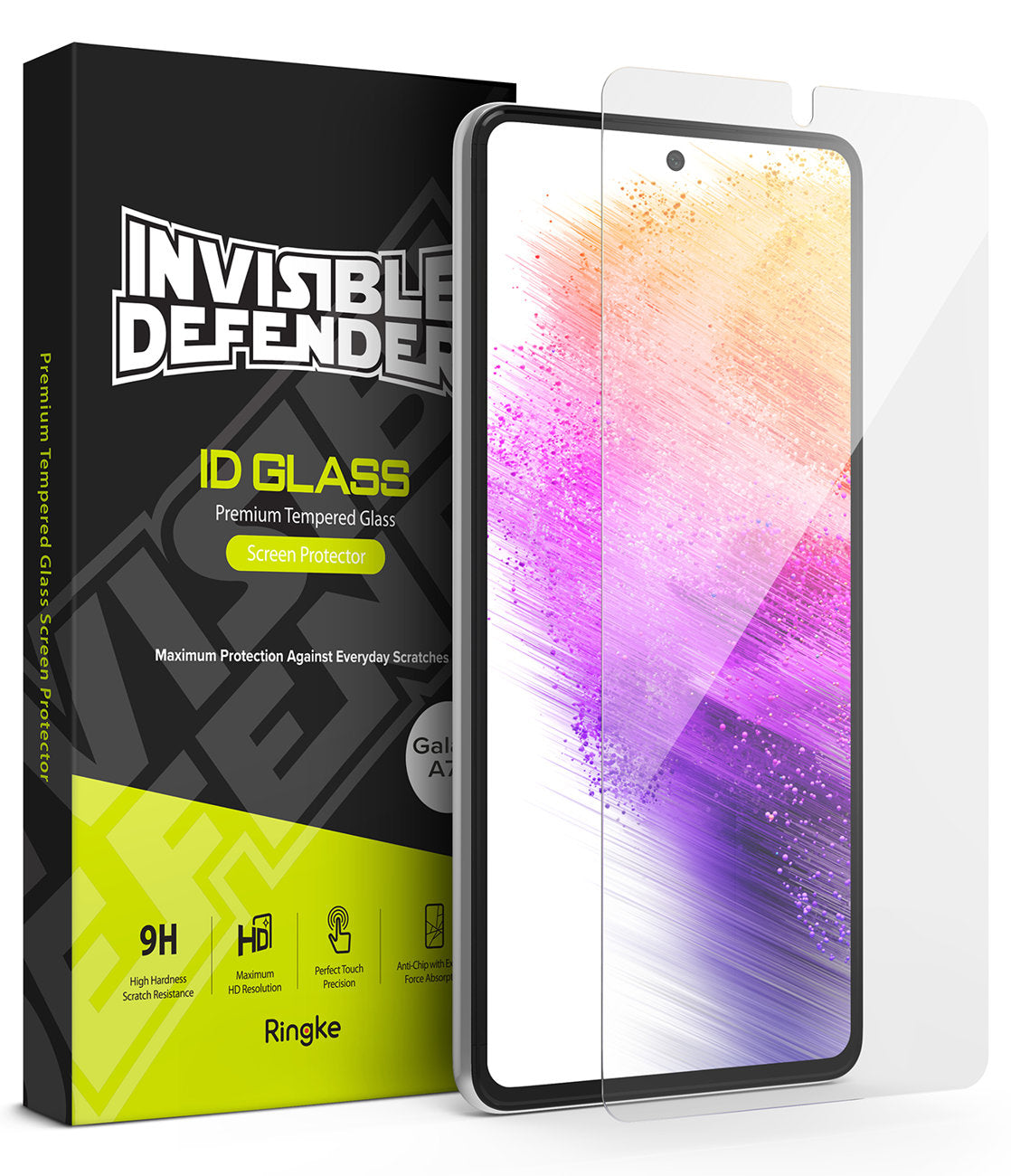 Ringke Invisible Defender ID Glass 2.5D 0.33mm screen protector for Samsung Galaxy A73 5G