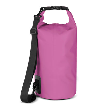 PVC waterproof backpack bag 10l - pink