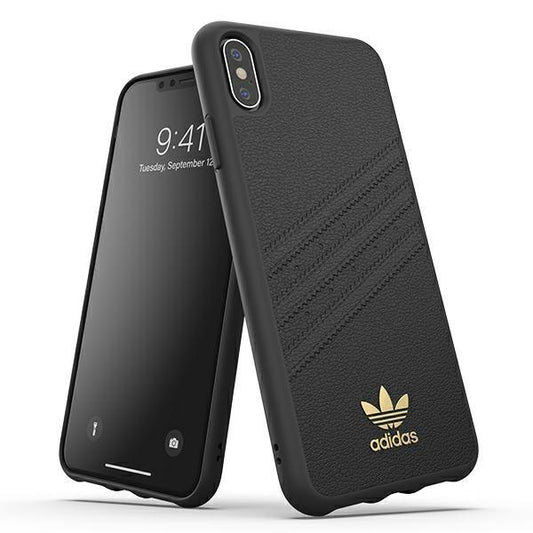 Adidas OR Moulded Case PU iPhone XS Max czarny/black 34998