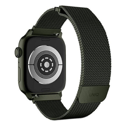 UNIQ pasek Dante Apple Watch Series 4/5/6/7/8/SE/SE2 42/44/45mm Stainless Steel zielony/green