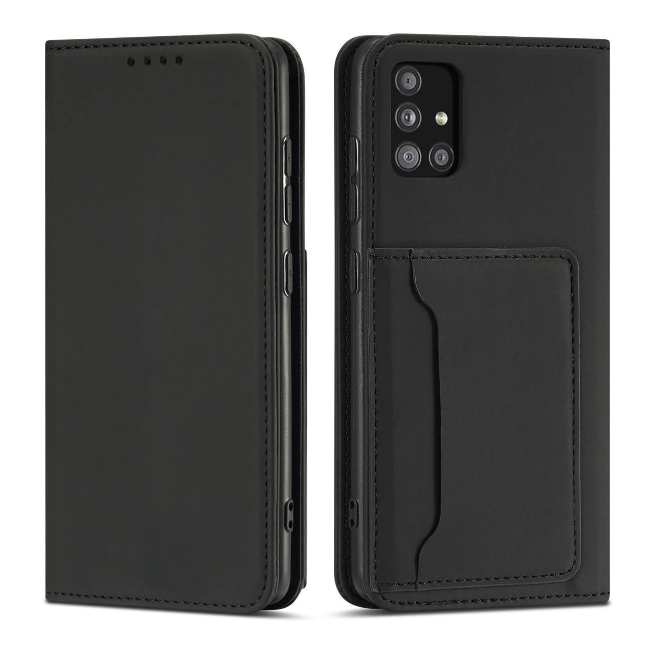 Magnet Card Case Case for Samsung Galaxy A13 5G Pouch Wallet Card Holder Black