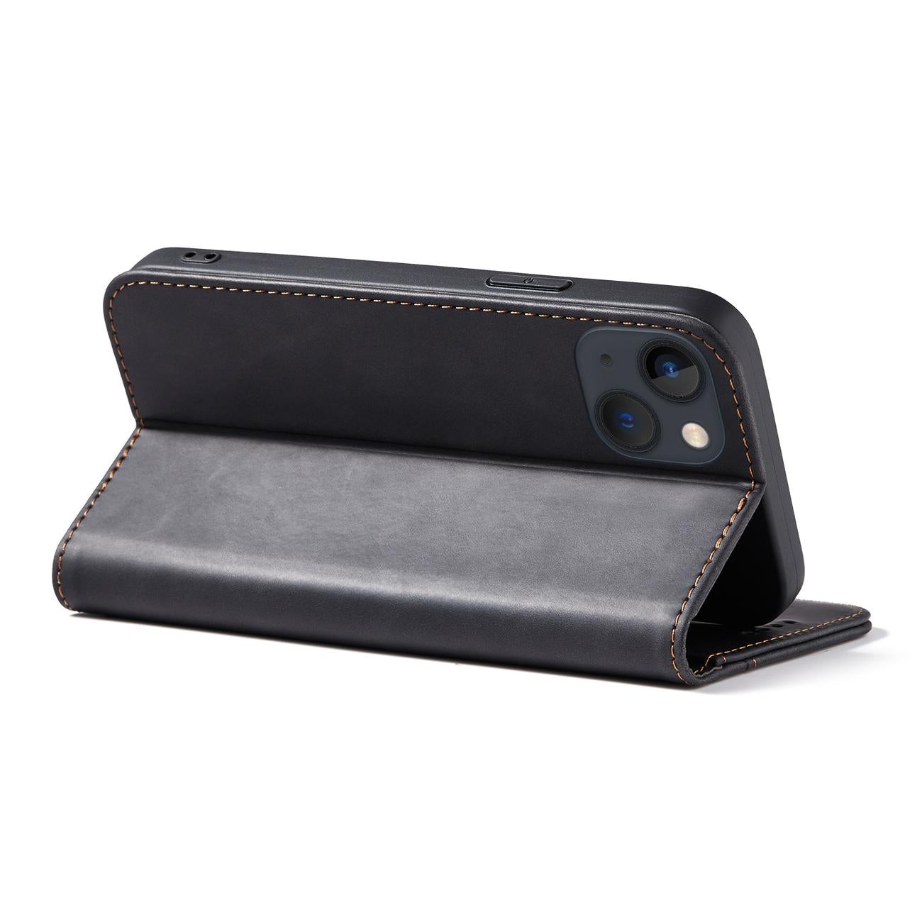 Magnet Fancy Case for iPhone 13 mini cover card wallet card stand black
