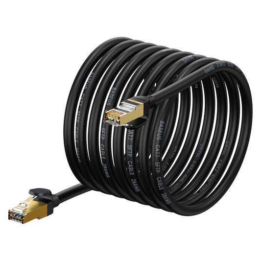Baseus Speed Seven network cable RJ45 10Gbps 10m black (WKJS010701)