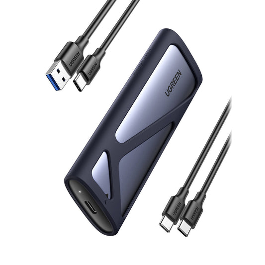 Ugreen M.2 SSD Drive Enclosure USB 3.2 Gen 2 (SuperSpeed USB 10 Gbps) gray (CM400 90264)