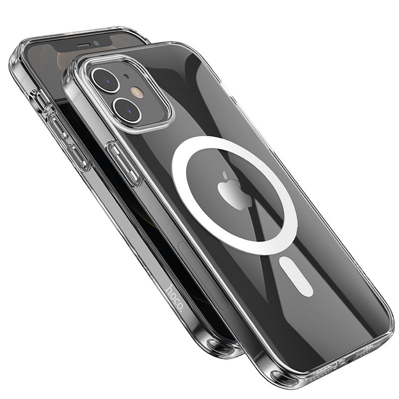 Husa MagSafe Transparenta cu incarcare Wireless pentru iPhone 14