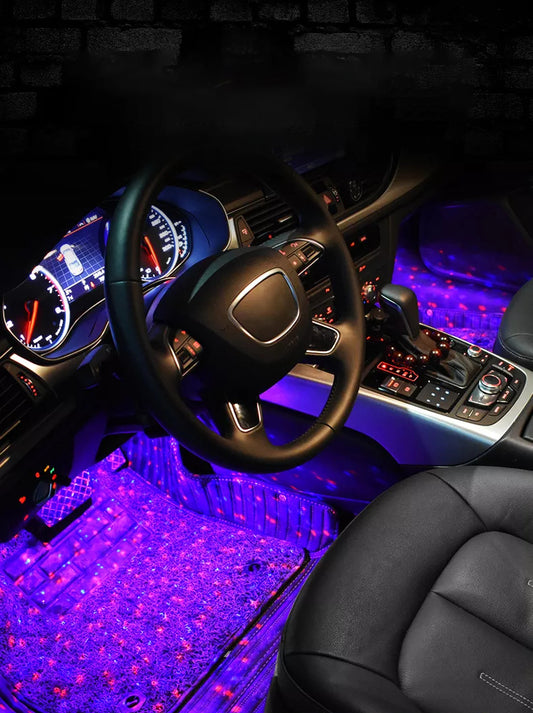 Set 4 Benzi LED Tuning Auto Interior Multicolor