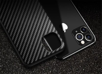 Husa Carbon din silicon TPU pentru Apple iPhone 12 Mini
