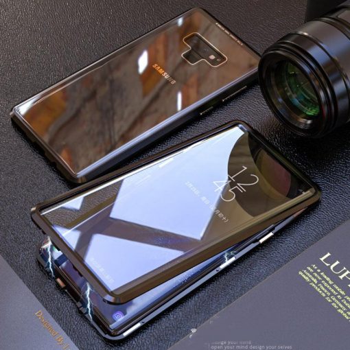 Husa 360 magnetica cu sticla fata-spate Samsung A21s