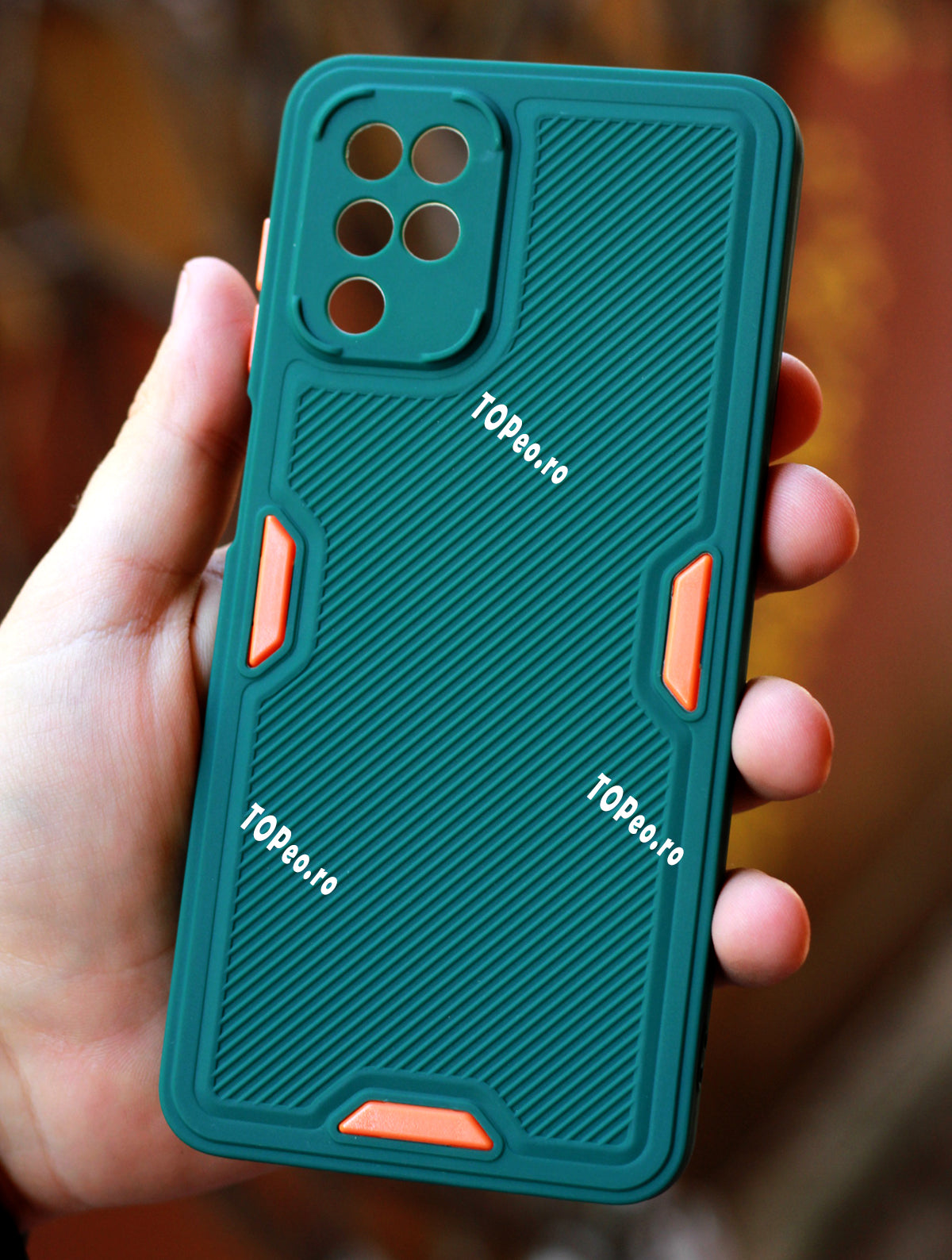 Husa Optimus din Silicon + Folie Full Cover 5D Huawei