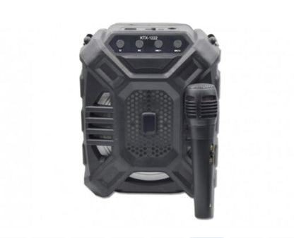 Boxa portabila KTX-1222 cu microfon, Wireless, USB, FM Radio