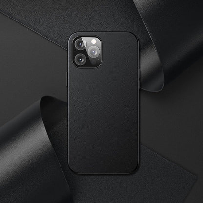 Husa Baseus Magnetic Leather Case compatibila cu Magsafe pentru iPhone 12 Pro Max