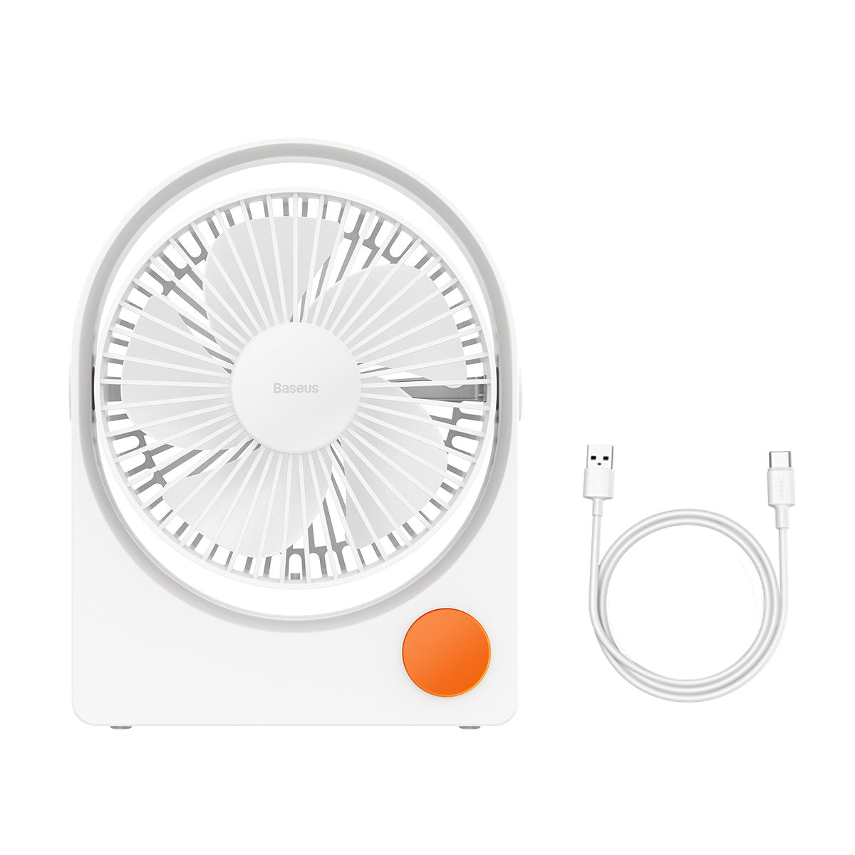 Ventilator portabil pentru birou Serenity Fan Desk, Baseus, alb