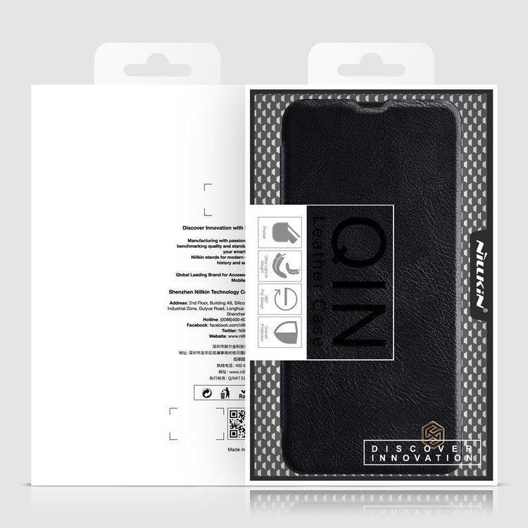 Husa Nillkin Qin - Flip Leather din piele ecologica pentru Samsung S21 FE