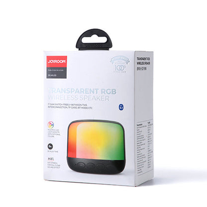 Boxa portabila Joyroom Bluetooth 5.1 RGB, Wireless, negru