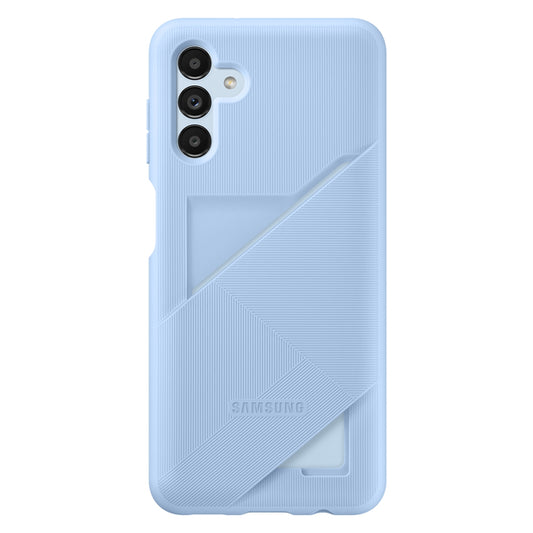 Husa Samsung Card Slot Cover Case din silicon pentru Samsung Galaxy A13 5G, albastru