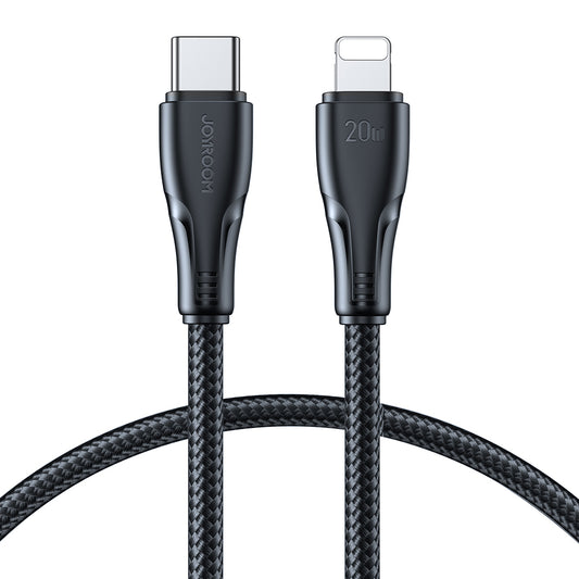 Joyroom USB C - Lightning 20W Surpass Series cable for fast charging and data transfer 1.2 m black (S-CL020A11)
