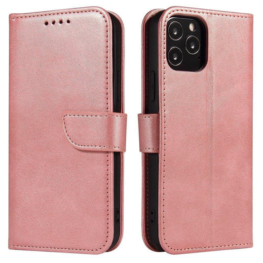 Magnet Case elegant bookcase type case with kickstand for Samsung Galaxy A72 4G pink