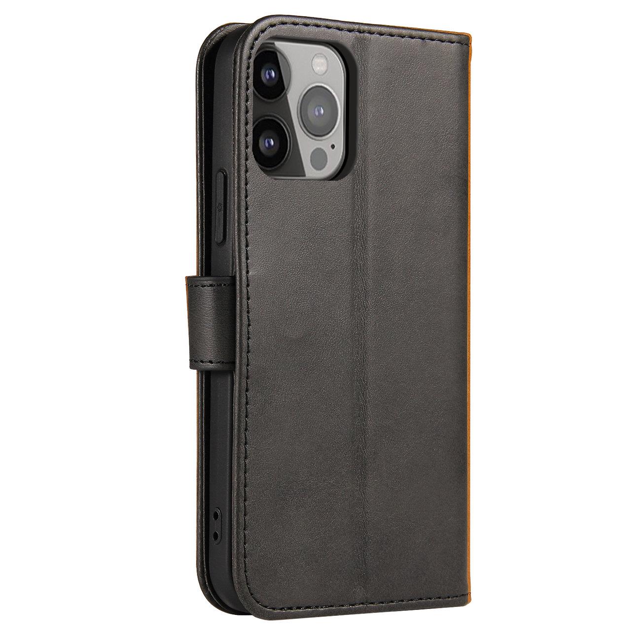 Magnet Case for Motorola Moto G72 cover with flip wallet stand black