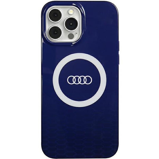 Audi IML Big Logo MagSafe case for iPhone 13 Pro Max - blue