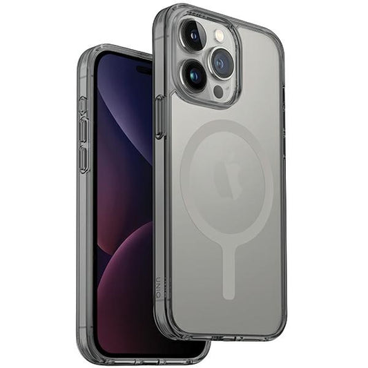 Uniq LifePro Xtreme Magclick Charging case for iPhone 15 Pro - gray